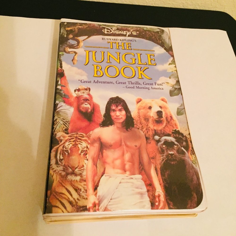 Rudyard Kipling’s “THE JUNGLE BOOK” VHS Movie